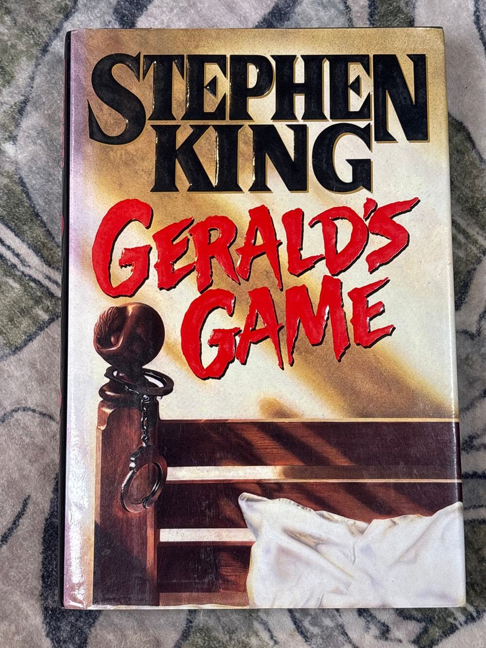 Stephen King Gerald’s Game 1992 1st Edition 2nd  Print HC Viking Horror